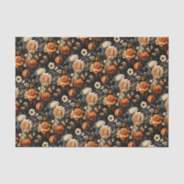 Elegante Bloemen Herfst Tissuepapier