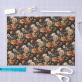 Elegante Bloemen Herfst Tissuepapier (Craft)
