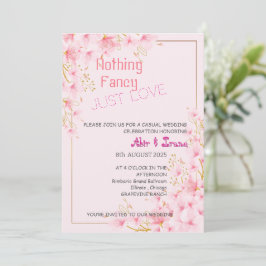 Elegante Bloemen Huwelijk 007 door Nasrin Kaart