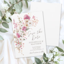 Elegante Bloemen Huwelijk Wilde Bloemen Bruiloft