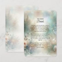 Elegante bloemen in een bosrijk trouwparadijs