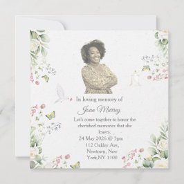 Elegante bloemen in liefdevolle herinnering