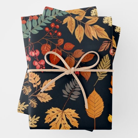 Elegante Bloemen Inpakpapier Vel (In situ)