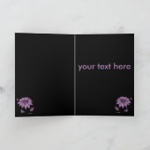 elegante BLOEMEN - Kaart (Binnen)