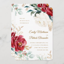 Elegante Bloemen Kerstbruiloft