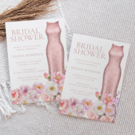 Elegante Bloemen & Kleding Mooi Vrijgezellenfeest Kaart