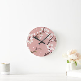 Elegante bloemen klok