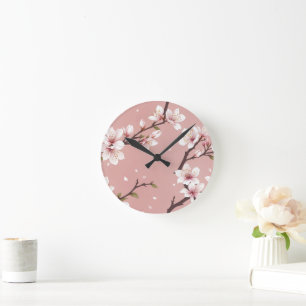 Elegante bloemen klok