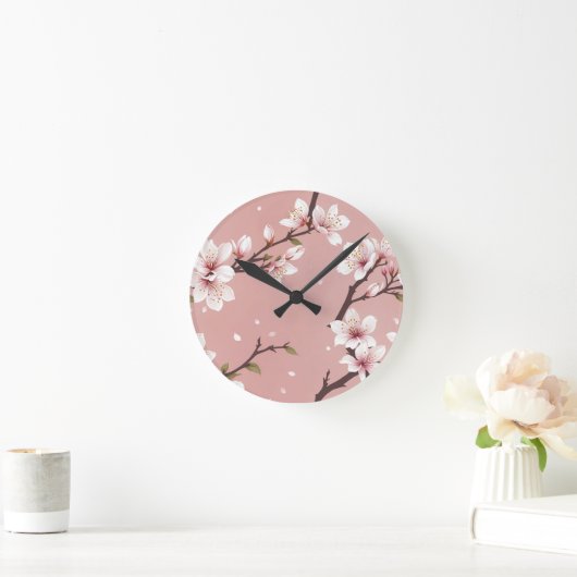 Elegante bloemen klok (Huis)