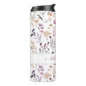 Elegante Bloemen Kolibrie Beste Moeder Ooit Thermosbeker (Gedraaid links)