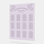 Elegante Bloemen Lavendel Zitting Grafiek Acryl Bord (Hoek)