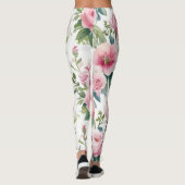 Elegante Bloemen Leggings – Stijlvol & Comfortabel (Achterkant)