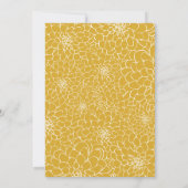 Elegante Bloemen Lijst KLEUR VERANDEREN Baby Stroo Kaart (Achterkant)