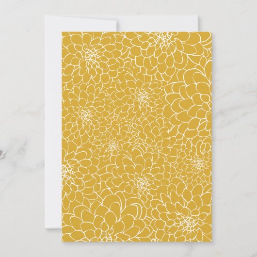 Elegante Bloemen Lijst KLEUR VERANDEREN Baby Stroo Kaart (Achterkant)