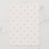 Elegante bloemen lila rustieke bruiloft accommodat informatiekaartje (Achterkant)