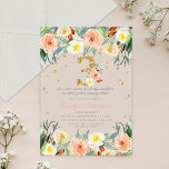 Elegante Bloemen Meisjes 3e verjaardag Acryl Uitnodigingen<br><div class="desc">Vier in stijl met deze trendy uitnodigingen voor de 3e verjaardag. Het ontwerp is gemakkelijk te personaliseren met uw speciale evenementenformulering en uw gasten zullen blij zijn wanneer ze deze fantastische uitnodigingen ontvangen.</div>