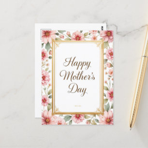 Elegante Bloemen Moederdag Mom Briefkaart