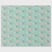 Elegante bloemen Moederdag viering Cadeaupapier (Vlak)