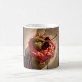 Elegante Bloemen Mok – Artistiek Roos Foto Drinkwa (Center)