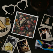 Elegante  Bloemen Monogram Trouwservetten Servet