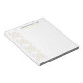   elegante bloemen notitieblok (Schuin)