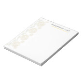  elegante bloemen notitieblok (Linkerzijde)