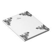 Elegante Bloemen Notitieblok (Schuin)