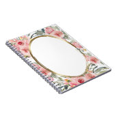 Elegante  bloemen notitieboek (Rechterzijde)