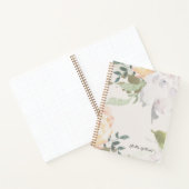 Elegante Bloemen Notitieboek (Binnen)