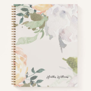 Elegante Bloemen Notitieboek