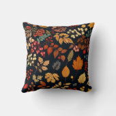 Elegante bloemen patroon kussen (Achterkant)