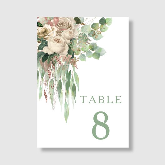 Elegante Bloemen Pioenrozen Bruiloft Kaart