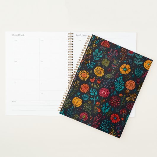 Elegante Bloemen  Planner (Display)