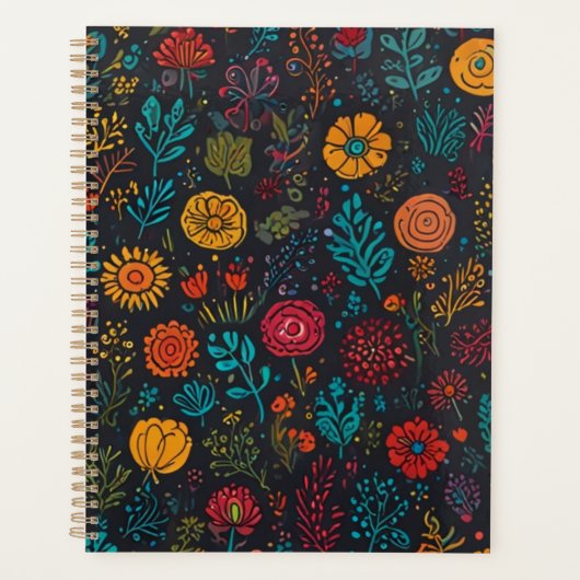 Elegante Bloemen Planner (Voorkant)