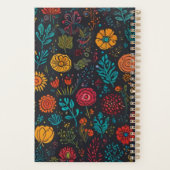 Elegante Bloemen  Planner (Achterkant)