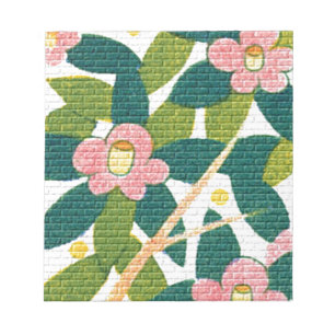 Elegante Bloemen & Ranken Notitieblok