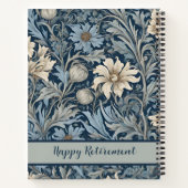 Elegante Bloemen Retirement Gifts voor Mam Notitieboek (Achterkant)