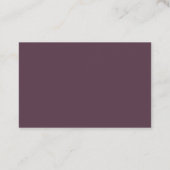 Elegante Bloemen Roze Make-up Artiest Haar Salon Visitekaartje (Achterkant)