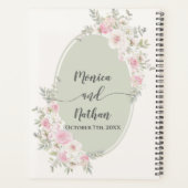 Elegante Bloemen Rozen & pioenen Weddingplanner Planner (Achterkant)