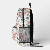 Elegante Bloemen Rugzak (Rechts)