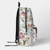 Elegante Bloemen Rugzak (Links)
