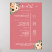 Elegante Bloemen Salon Greenery Poster (Voorkant)