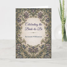 Elegante Bloemen Schotse Bruiloft Shower