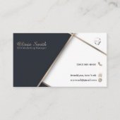 Elegante Bloemen Sjabloon 14 Visitekaartje (Voorkant)