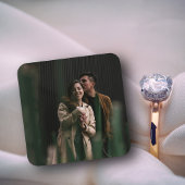 Elegante Bloemen Trouwwebsite QR code Foto RSVP Informatiekaartje