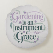 Elegante bloemen tuin liefhebbers rond kussen (Achterkant)