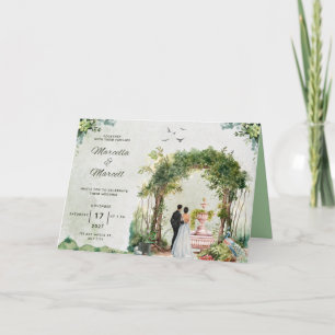 Elegante Bloemen Uitnodiging Sjabloon
