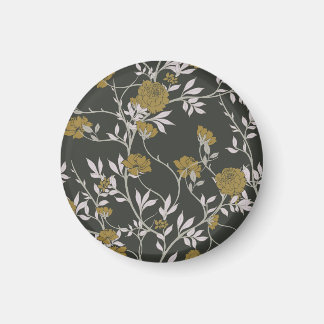 Elegante bloemen: vintage patroonontwerp. magneet