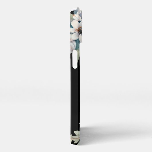 Elegante Bloemen & Vlinder iPhone Hoesje (Rechterkant)