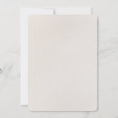 Elegante Bloemen Vlinder Waterverf Bruiloft Kaart (Achterkant)